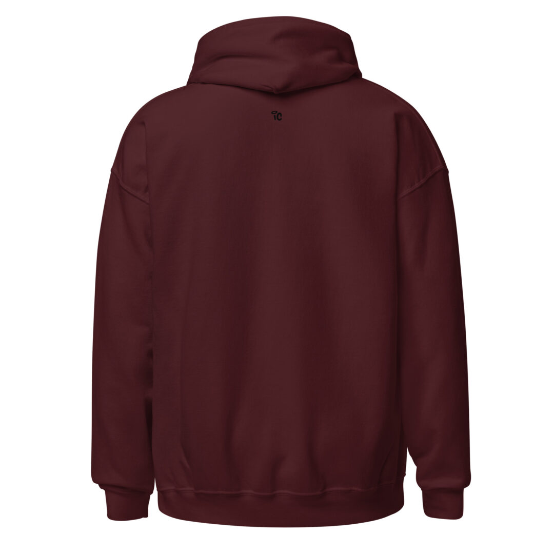 Unisex Heavy Blend Hoodie Maroon Back 65414C7B5Da7A